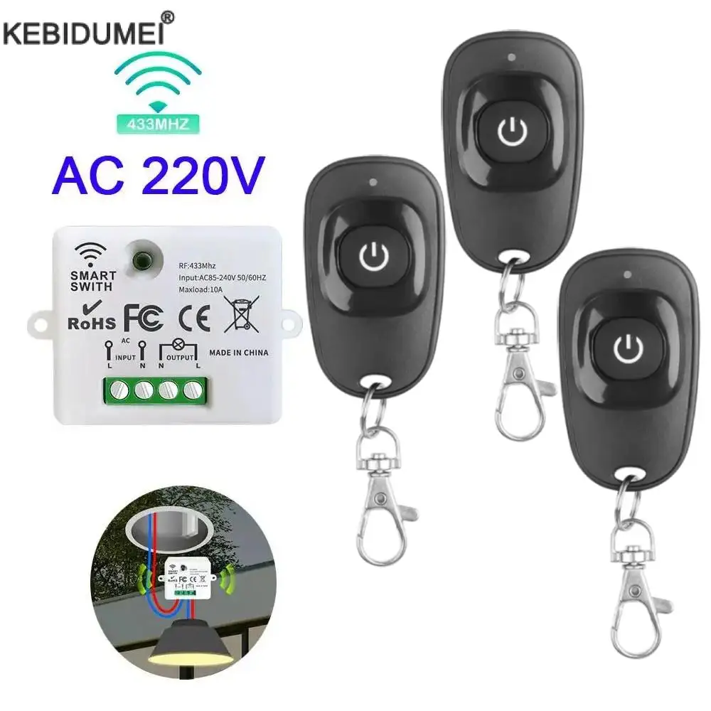 Home Cinema Receiver - 433Mhz evrensel kablosuz uzaktan kumanda anahtarı