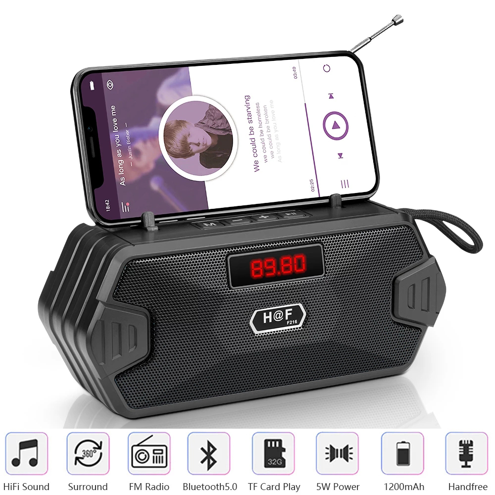 Home Cinema Receiver - Bas Hifi Açık Hava Taşınabilir Aux