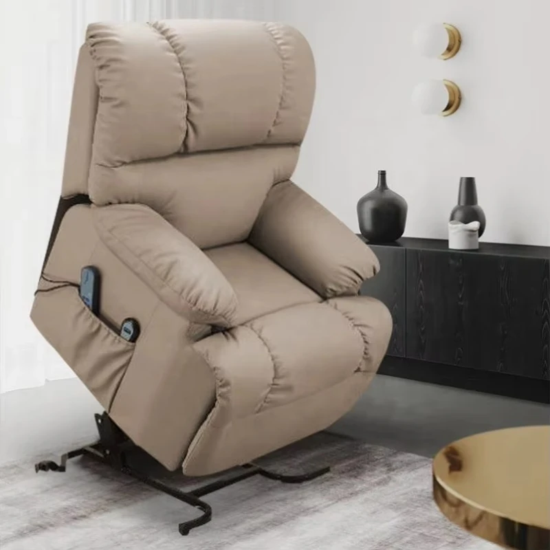 Home Cinema Furniture - Modern metal çerçeveli masajlı elektrikli uzaktan
