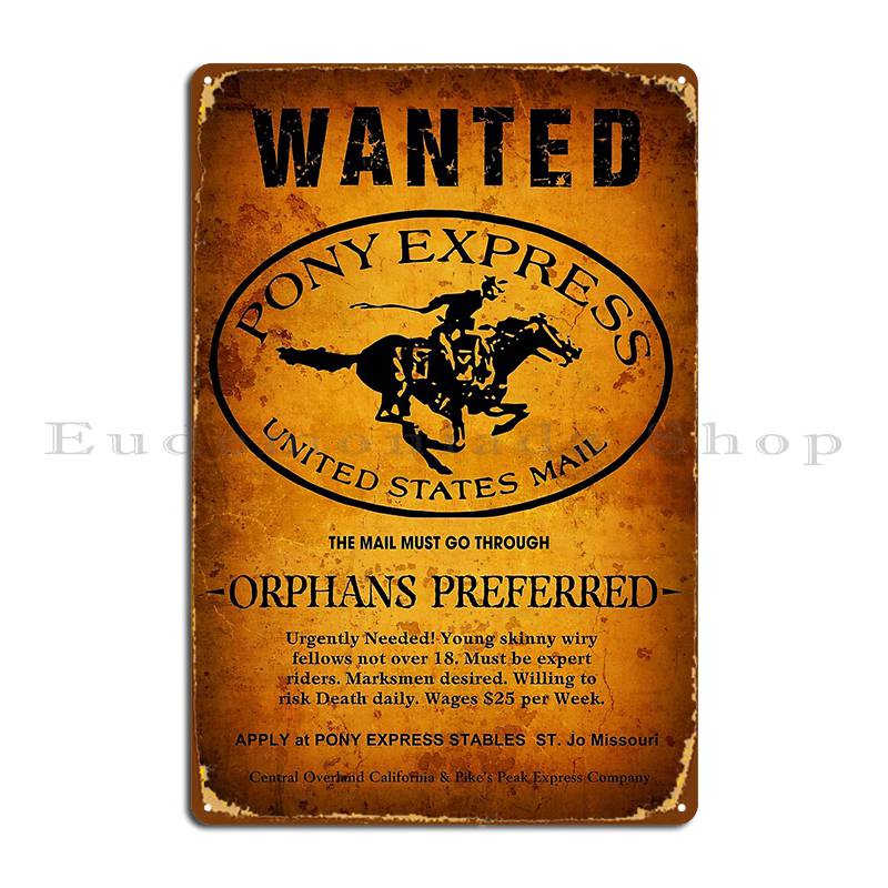 Home Cinema Design - Aranan Pony Express Riders 1860 Metal