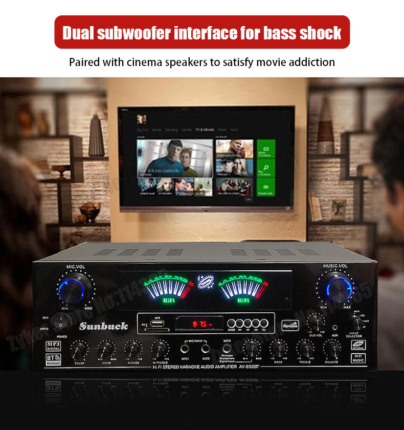 888BT 999BT Çift Dinamik Ekran - Home Cinema Receiver incelemesi ve fiyatı