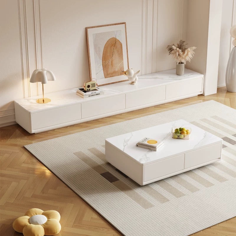 Modern Lüks Ahşap Mermer TV Ün - Home Cinema Furniture incelemesi ve fiyatı