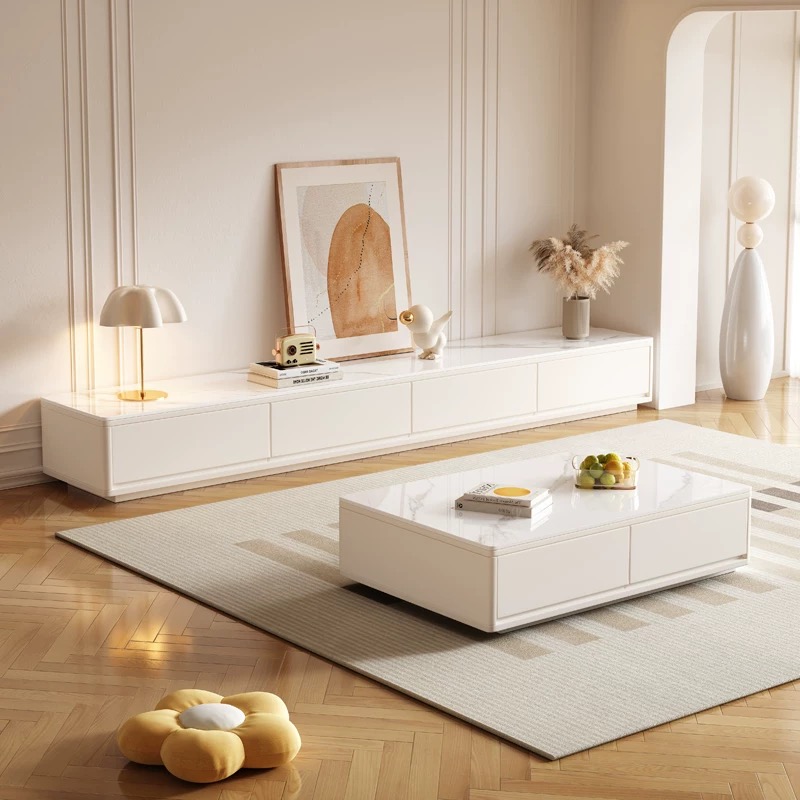 Modern Lüks Ahşap Mermer TV Ün - Home Cinema Furniture incelemesi ve fiyatı
