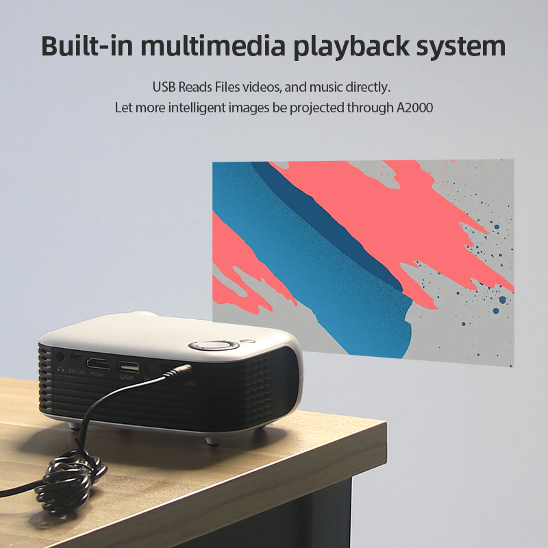 A2000 Mini Projektör Taşınabil - Home Cinema Focal incelemesi ve fiyatı