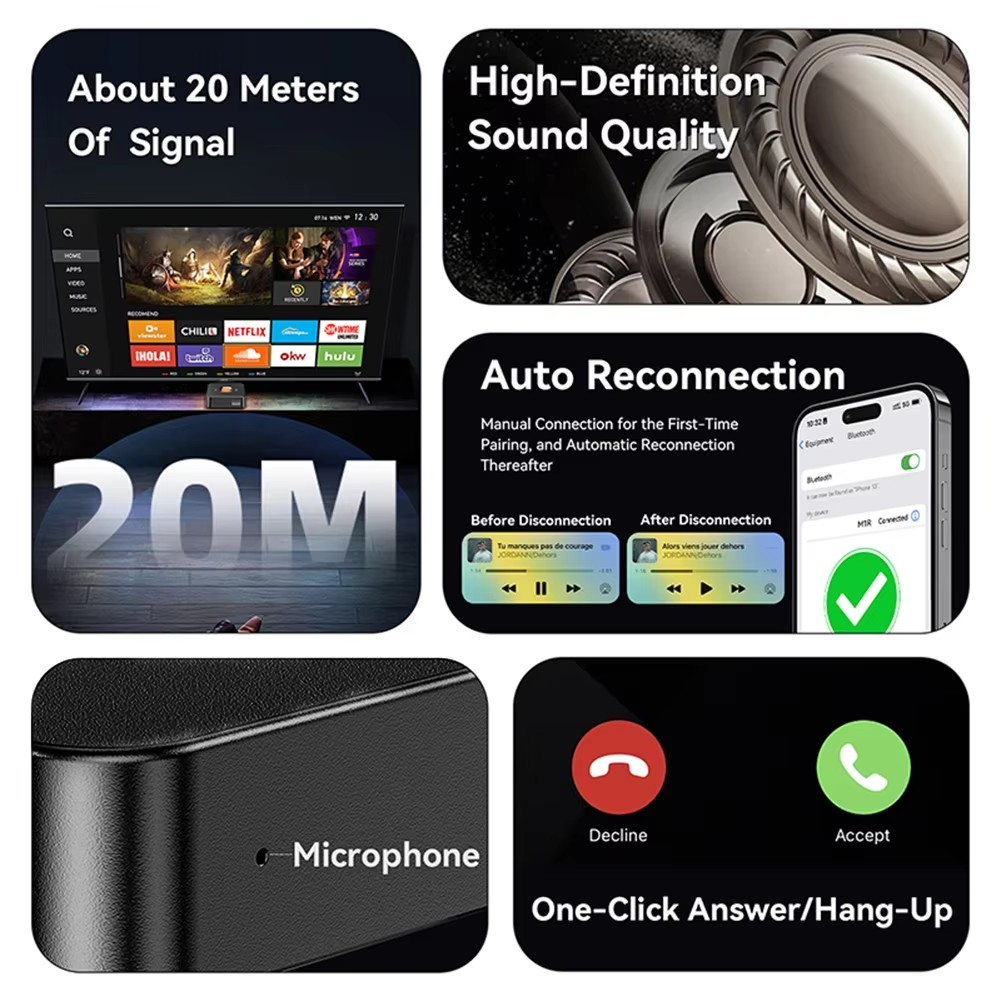 Bluetooth 6.0 Alıcı 3.5mm AUX  - Home Cinema Receiver incelemesi ve fiyatı