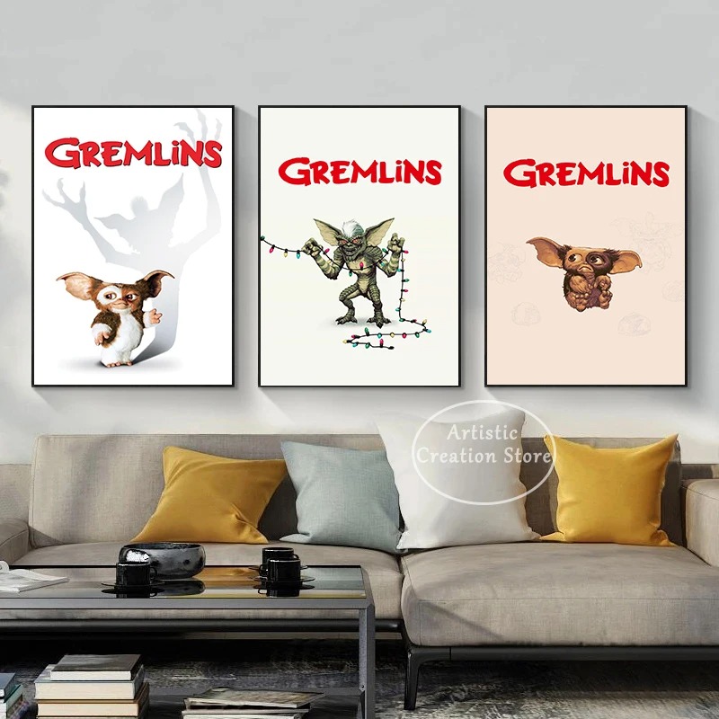 Klasik film Gremlins Poster sa - Home Cinema Design incelemesi ve fiyatı