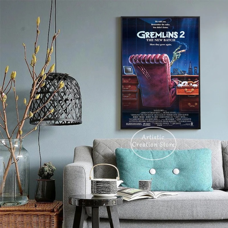 Klasik film Gremlins Poster sa - Home Cinema Design incelemesi ve fiyatı