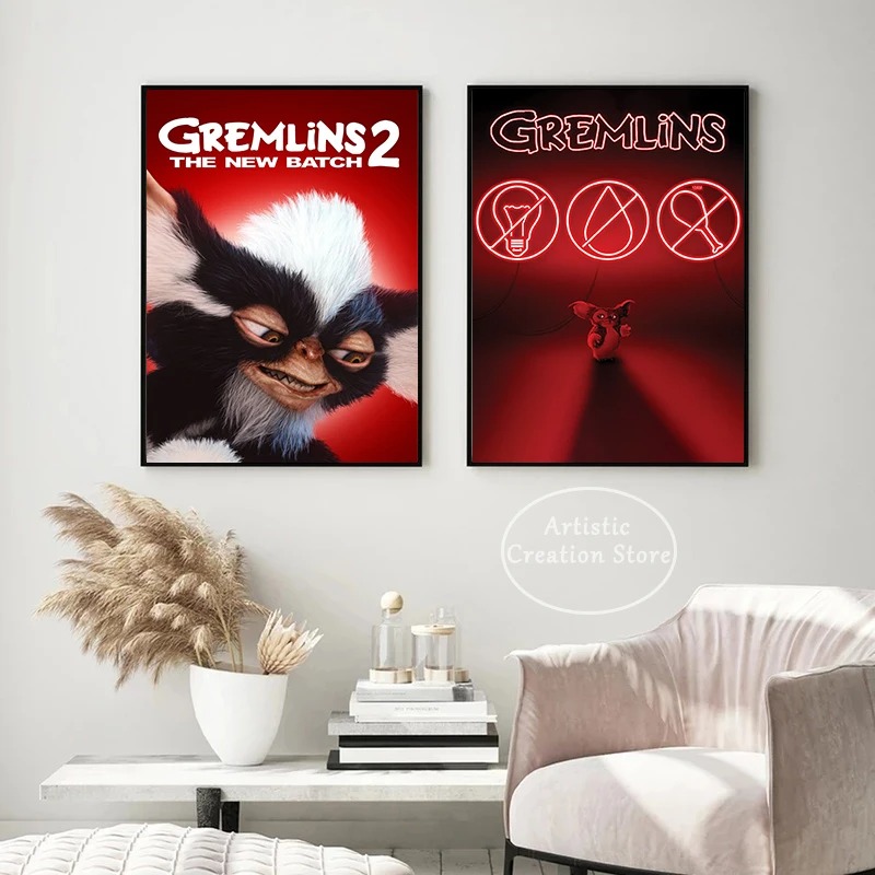 Klasik film Gremlins Poster sa - Home Cinema Design incelemesi ve fiyatı
