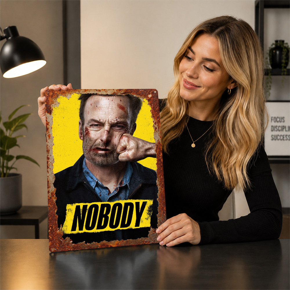 Nobody Movie Metal Poster Sine - Home Cinema Films incelemesi ve fiyatı