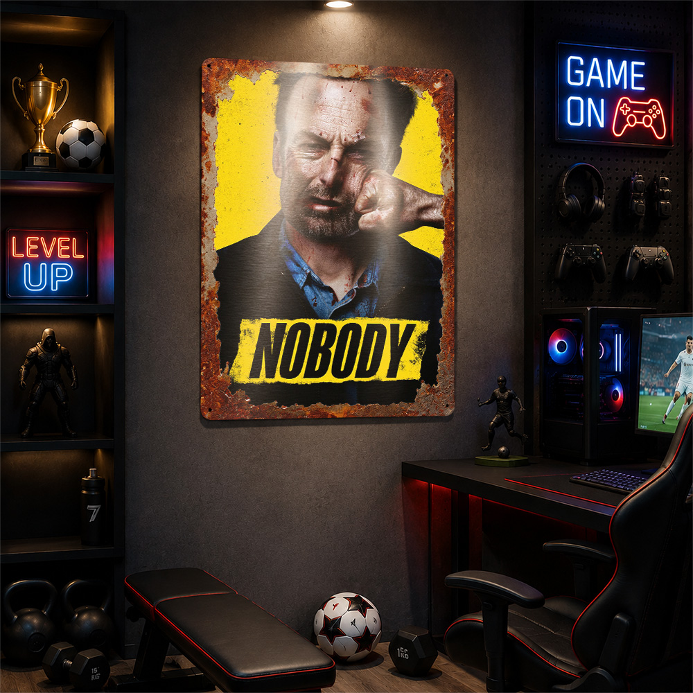 Nobody Movie Metal Poster Sine - Home Cinema Films incelemesi ve fiyatı