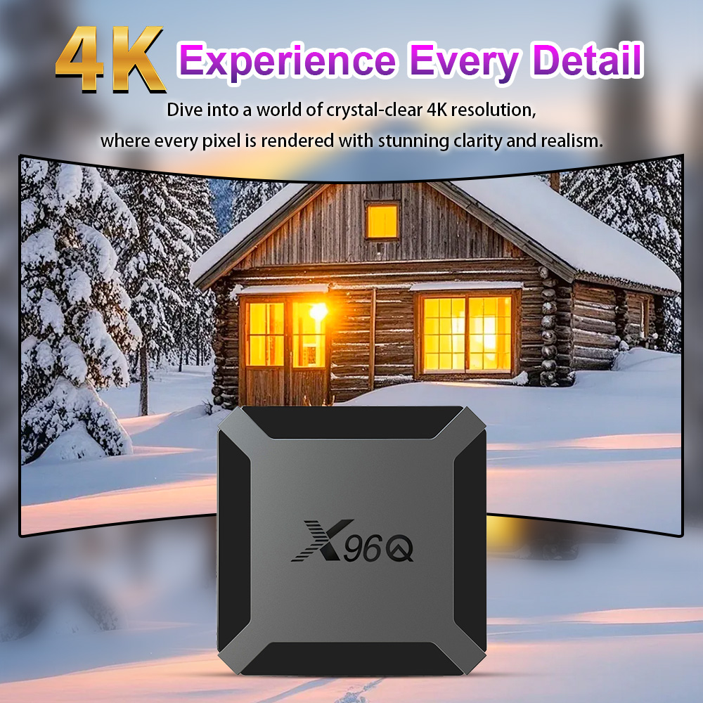 X96Q Android TV Kutusu Dört Çe - Netflix Home Cinema incelemesi ve fiyatı