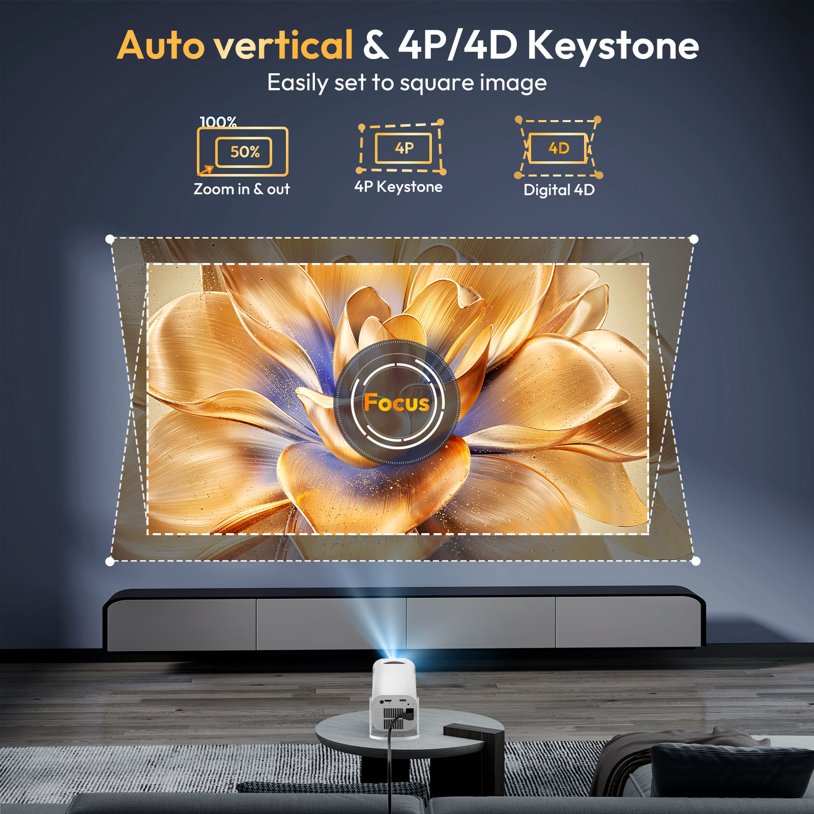 XGODY Gimbal 3 Pro Projektör 4 - Home Cinema Focal incelemesi ve fiyatı
