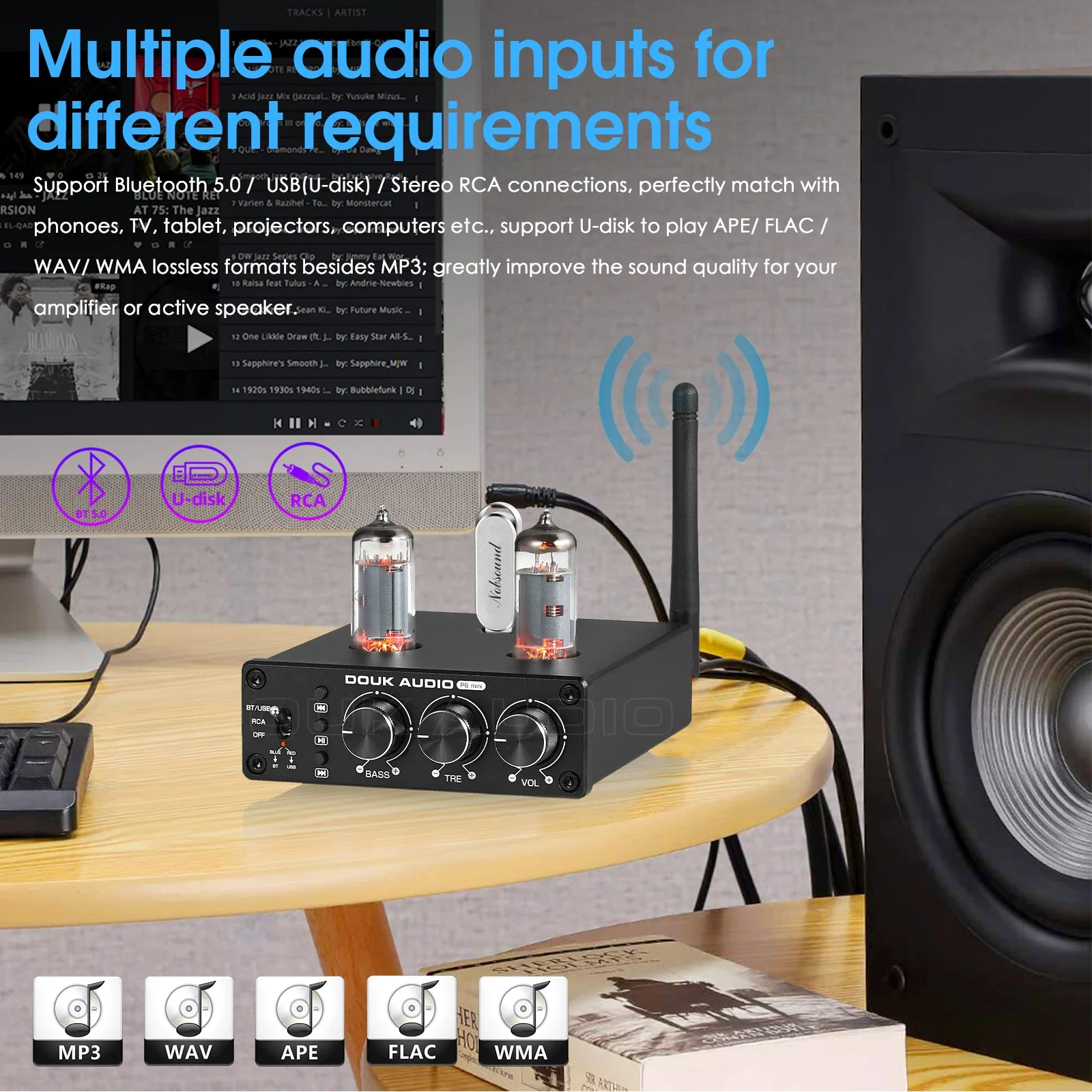 Douk Audio HiFi Bluetooth 5.0  - Home Cinema Receiver incelemesi ve fiyatı