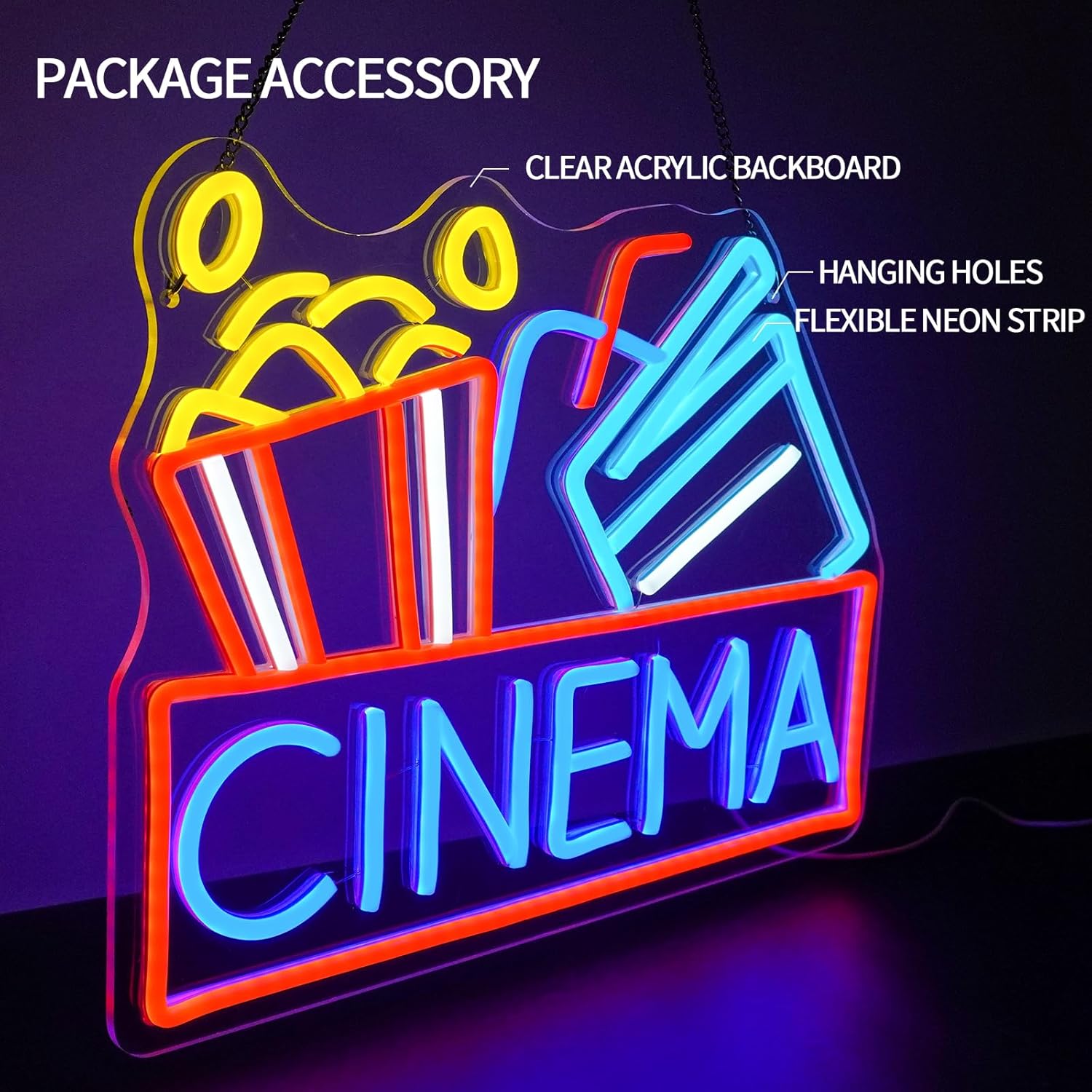 Sinema Neon Burcu USB Powered  - Home Cinema Design incelemesi ve fiyatı