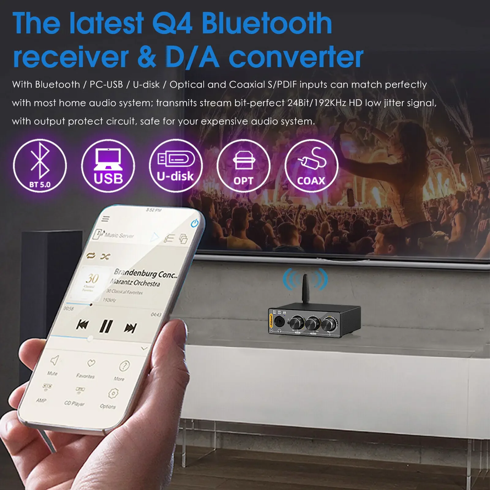 Nobsound Q4 Mini Dijitalden An - Home Cinema Receiver incelemesi ve fiyatı