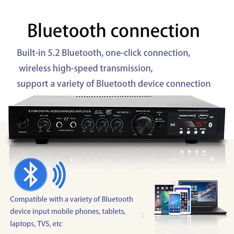 AV-369BT Bluetooth 5.1 Ses Hop - Home Cinema Receiver incelemesi ve fiyatı